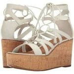 Frye 3xHP💝 Gladiator Heather wedges in white sz 9 plus free bag Photo 1