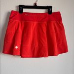 Lululemon  Pace Revival Orange Skirt‎ Size 6 Photo 1