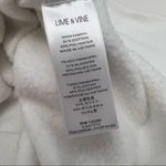 Lime & Vine White Rose Gold Zipper Cropped Sweatshirt Size M Photo 7