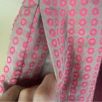 Maeve Anthropologie Ballad Swing Skirt Pleated Embroidered Geometric Print Small Photo 4