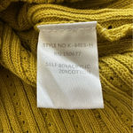 Strut & Bolt  Mustard Yellow Knit Vest with White Ruffle Sleeves Photo 5