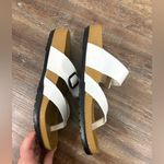 Aerosoft  Women’s Hola White Slip-On Sandals Size 39 Summer Beach Vacation Photo 3