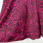 Chico's Black Label Slip Skirt Women's 16 Pink Black Leopard Print Evening NWT Photo 2