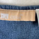 LA CERA Denim Dress Floral Embroidered Button Front Midi Women's Medium Blue Size undefined Photo 5