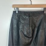 Vintage leather Laurice midi skirt Photo 4
