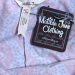 Matilda Jane  Womens Lounge Yoga Pants Size Small‎ Orange Gray White Floral 29X24 Photo 3