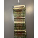Tolani  Scarf Womens One Size Multicolor Chevron Fringe Boho Viscose Wrap Photo 3