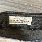 Levi's Dark grey wash Levi shorts with button fly Photo 2