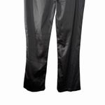 VTG MSK Women's Black Satin Dress Pants Size 8 Flare Leg Style 36831 Made USA Photo 5