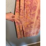 Electric & Rose Donna Sleeveless Midi Dress Pink Marble Print Size Medium Photo 6