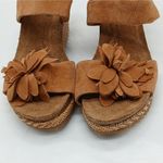 Sofft Cali Wedge Heel Sandals Womens 6M Tan Leather Suede Boho Summer Shoes Size 6 Photo 7
