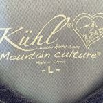 Kuhl  Purple Floral Scrunch Pullover Hoodie Large Photo 4