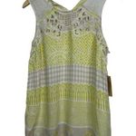 5 for $25| Beach Cove Sleeveless Blouse Size S NWT Yellow Photo 0