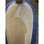 ALEVI MILANO Satin Ankle Strap Sandals Size US 10 EU 40 Made in Italy Blue Photo 10