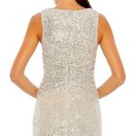 Mac Duggal  Ieena 26598 Sparkle Sequin V-Neck Wrap Waist Dress Photo 9