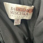 Badgley Mischka  Midnight Swirl Long Formal Dress, Black Silver Size 10 $850 Photo 11