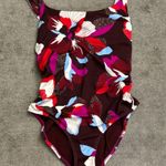 Athleta Hermosa Hero Bloom Decadent Chocolate One Piece Swimsuit Photo 3