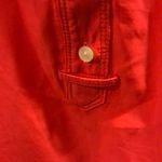 Gap  Neon Pink/Orange 5 Button Collarless Blouse Photo 2