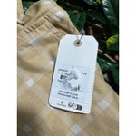 Billabong  Yellow White Stripe Overalls Size Small NWT Photo 4