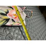 Eliza J NWT  Mikado Floral Print Cocktail Dress Spaghetti Strap Gray Pink 6 Photo 7