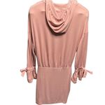 ExpressPink Hooded Sweatshirt Dress Bell Sleeves Photo 1