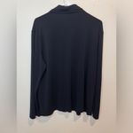 Burberry London Women’s Navy Blue Viscose Button Down Shirt Size 16 (48) Photo 6