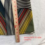 Pronto Moda M Bold Mod Mini Dress Italy Retro Abstract Groovy 60s Maximalist Yellow Size M Photo 4