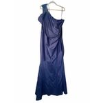 David Meister NWT Blue One Shoulder Jeweled Gown - Size 22 Photo 1