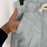 American Eagle  Outfitters Jogger Pants Womens 2 Blue White Striped Drawstring Photo 2