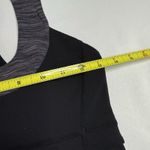 Lululemon Womens Black Space Dye Grey Scoop Neck Racerback Built In Bra Size 4 Photo 5