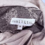 Humility Women's SAS LA FEE Floral Jacquard Hooded‎ Jacket Italy France M Tan Size 36 Photo 3