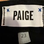 Paige  Rianne Women's Black Dress Pants Size 23 Straight Leg Stretch Photo 4