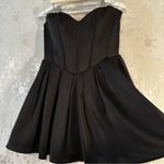 Oh Polly  Emeline Black Tulle Corset Mini Dress Size US 8 / UK 12 Photo 5