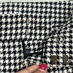 Old Navy 8 high rise pixie checkers pants black white FLAWED Photo 4