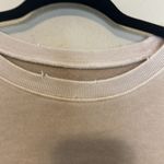 Pistola  Distressed Crew Neck Ruffle Long Sleeve Sweatshirt Sweater‎ Size Small Photo 3