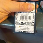 Dabney Lee  Lemon Pink Stripe Single Zip Cosmetic Bag PVC 8.5" Travel Pouch Photo 4