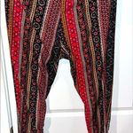 Terra & Sky Boho Mixed Patterns Soft Leggings - Size 1X Photo 0