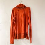 Free People FP Beach Cowlneck Sweater in Orange Two Body Photo 2