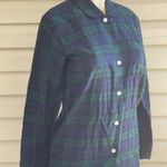 J.Crew black watch plaid button up stretch cotton poplin shirt in signature fit Photo 0
