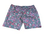 st. john's bay Bermuda‎ Floral Print Shorts Summer Casual Bottoms Green Pink Photo 1