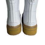 Hunter Boots Womens SZ 9 White Chelsea Rain Waterproof Gum Sole refined stitch Photo 6