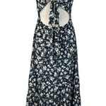 Altar'd State Altar’d State Large Midi Dress Floral V-Neck Tie Back Tiered Adjustable Straps Photo 4