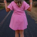 pink denim dress Photo 1