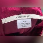 Kimchi Blue Kimchi & Blue  Dominique Velvet Maxi Skirt in Maroon; size S Photo 4