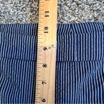 Akris Punto  Blue Striped Ankle Straight Leg Trouser Dress Pants Womens 8 Preppy Photo 8