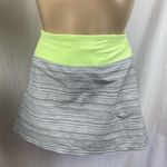 Lululemon Gray Striped Skirt Skort 10 Photo 0