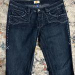 Antik Denim  Jeans Women's Size 30/34 Distressed Embroidered Bootcut Flare Photo 2