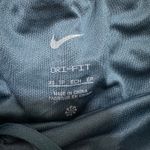 Nike | Women's Teal Blue Dri-FIT Double Swoosh Athletic Gym Running Shorts, XS Photo 6