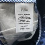 Talbots Relaxed Chinos Anchor Print Navy Blue Ankle Length Womens 6 Photo 5