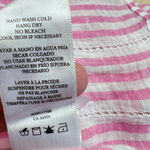 Rails Jamie Kokomo Stripe Linen Blend Short Sleeve Blouse Pink White Size Small Photo 13